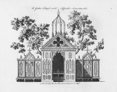 A Gothic Temple, from 